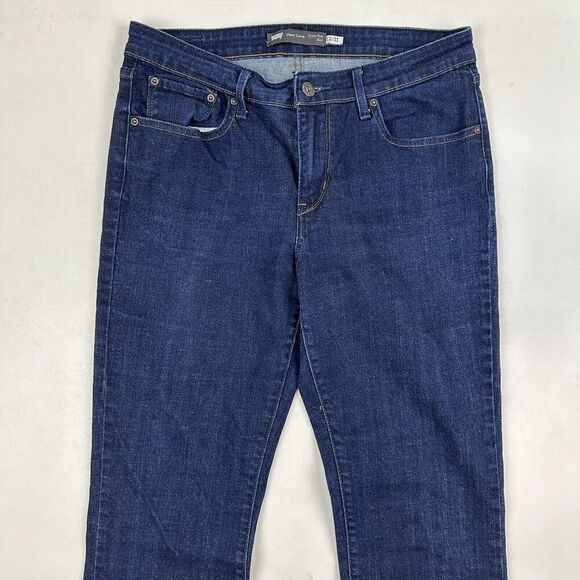 Levi's Demi Curve Classic Rise Boot Cut Denim Blue Jeans Size 12/31 Stretch - Picture 3 of 9